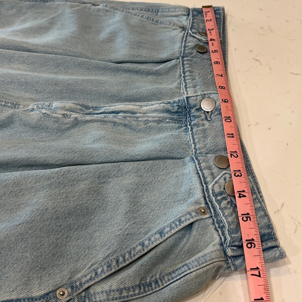 Universal Thread Light Wash Cropped Two-Way Trouser Jeans Size 10R NWT - Picture 12 of 15